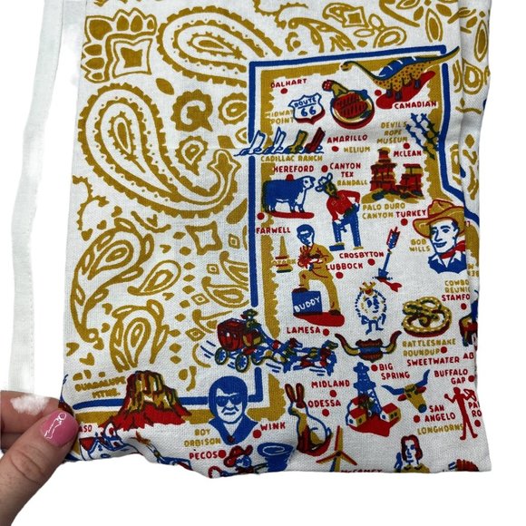 One Hundred Eighty Degrees Texas Tea Towel State Printed Tea Towel - Picture 4 of 8